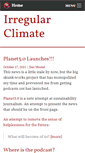 Mobile Screenshot of irregularclimate.planet3.org